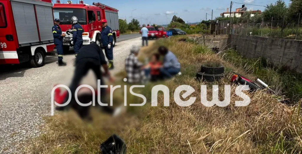Τρεις τραυματίες σε σοβαρό τροχαίο στον Πύργο – Μετωπική σύγκρουση και παράσυρση δικύκλου ΦΩΤΟ