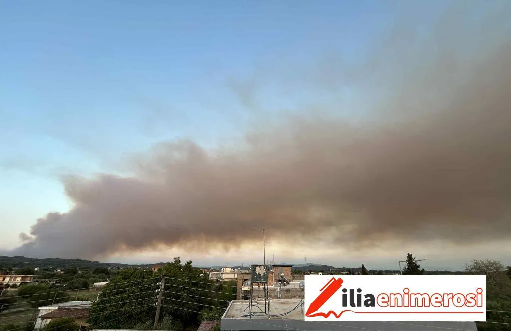 Η νύχτα θα είναι μεγάλη και επικίνδυνη! Μαίνεται ανεξέλεγκτη η φωτιά στο Χελιδόνι ΒΙΝΤΕΟ