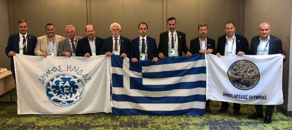Ολυμπία και Ήλιδα ανέλαβαν επίσημα στο Ταλίν τους Παγκόσμιους Παιδικούς Αγώνες του 2027
