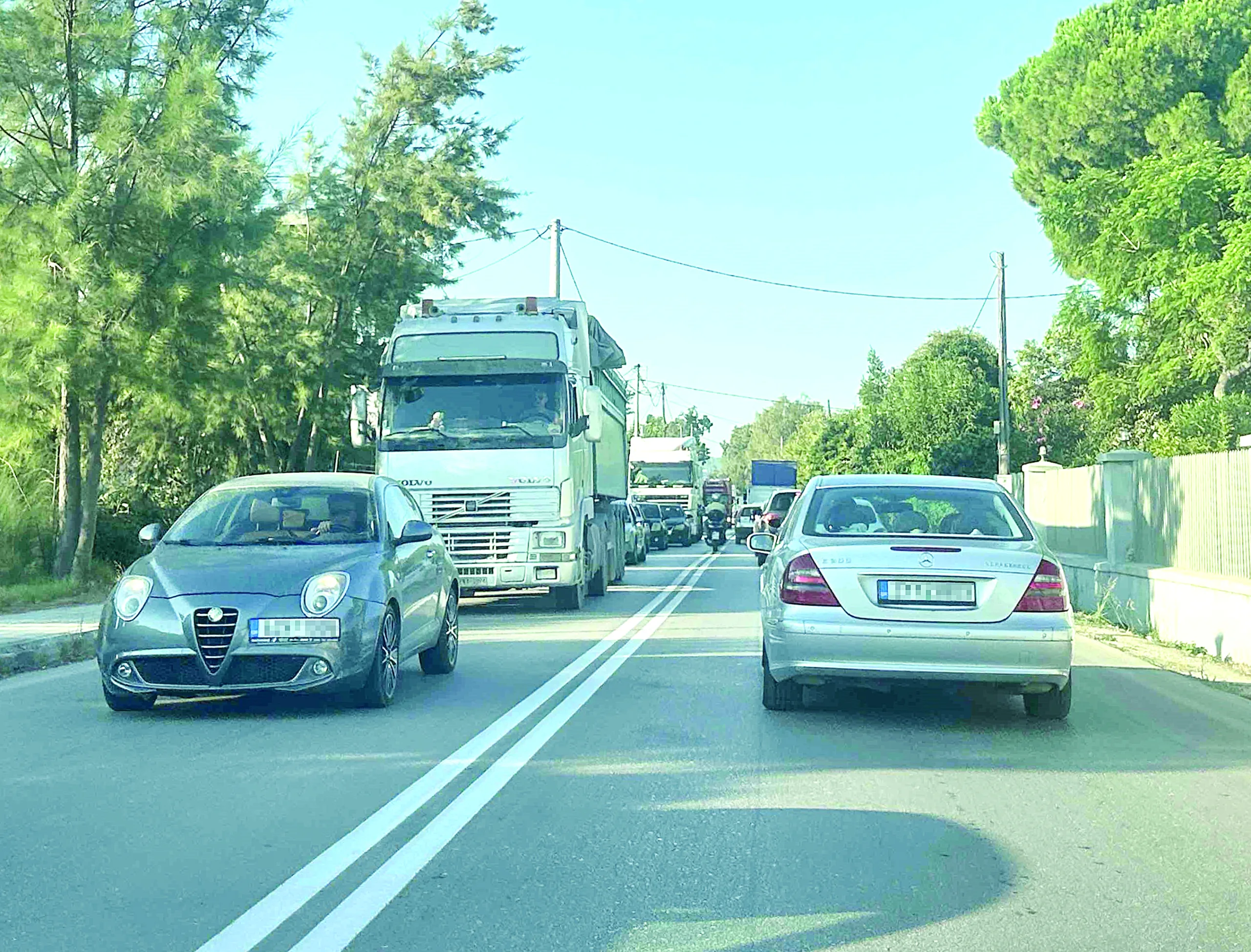 Πατρών – Πύργου: «Οδύσσεια» για οδηγούς, μποτιλιάρισμα έως 1,5 ώρα