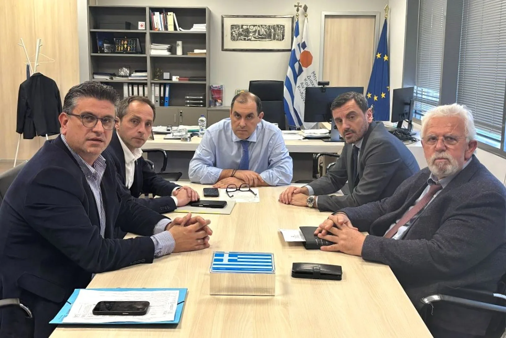 Οι δήμαρχοι Ηλείας σε Κατσαφάδο, αίτημα ενίσχυσης των πλημμυρόπληκτων περιοχών