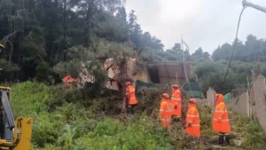 SOS από το Κατάκολο, έπεσε από το βουνό βράχος, 40 τόνων! ΦΩΤΟ